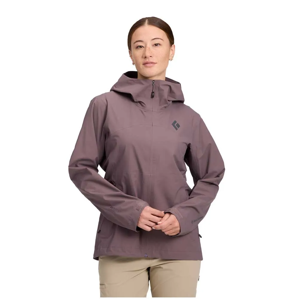 Diamond Strataline Stretch Shell Jas Dark Mauve