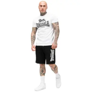 Lonsdale Mair Korte Mouw Set Zwart