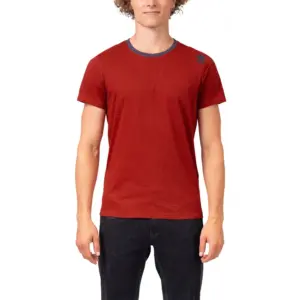 Rafiki Granite T-shirt Met Korte Mouwen Chili Oil