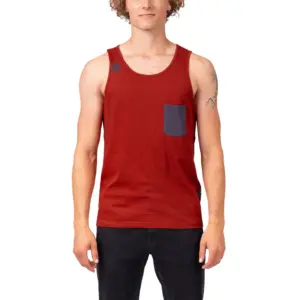 Rafiki Slab Lt Mouwloos T-shirt Chili Oil / Ink