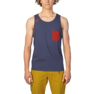 Rafiki Slab Lt Mouwloos T-shirt India Ink / Chili