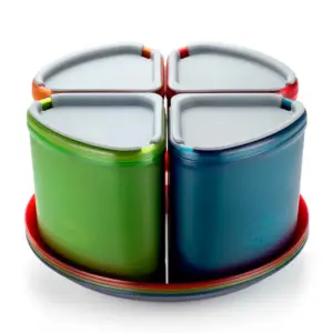 Gsi Outdoors Infinity Compact-4 Person Bestekset Multicolor