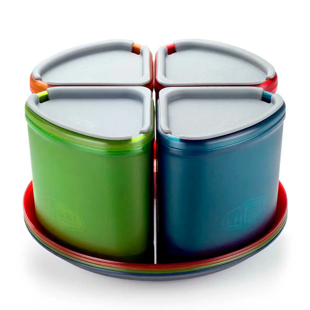 Gsi Outdoors Infinity Compact-4 Person Bestekset Multicolor