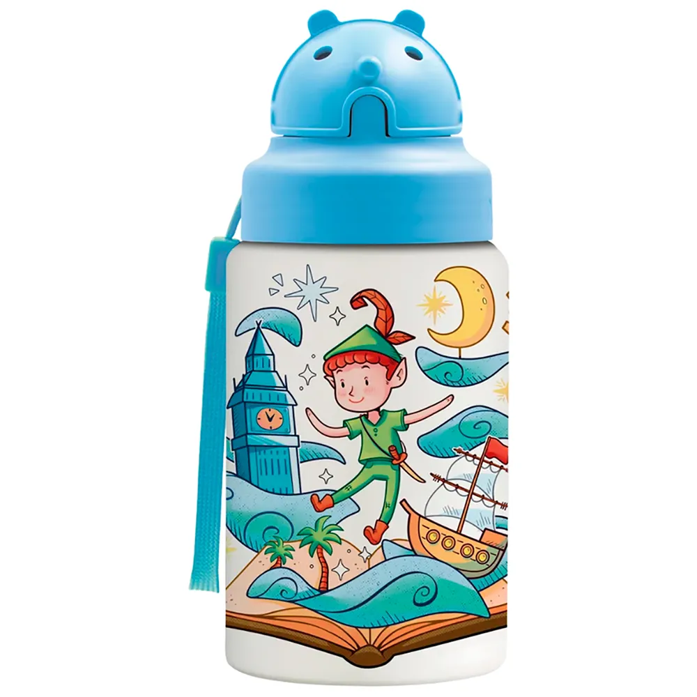 Laken Peter Pan Oby Tritan 350ml Thermosfles Multicolor