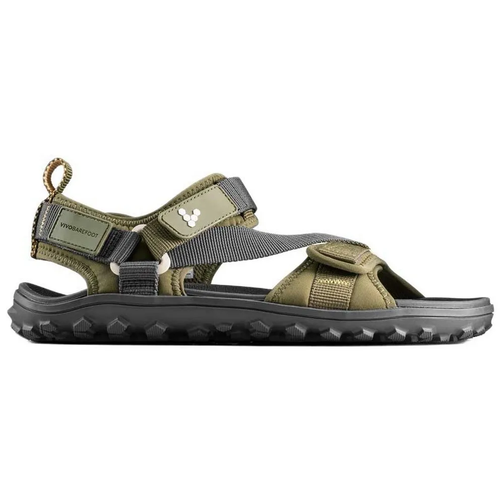 Vivobarefoot Tracker Ora Sandalen Olijf