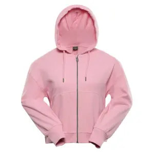 Nax Olosa Sweatshirt Met Rits France Rose