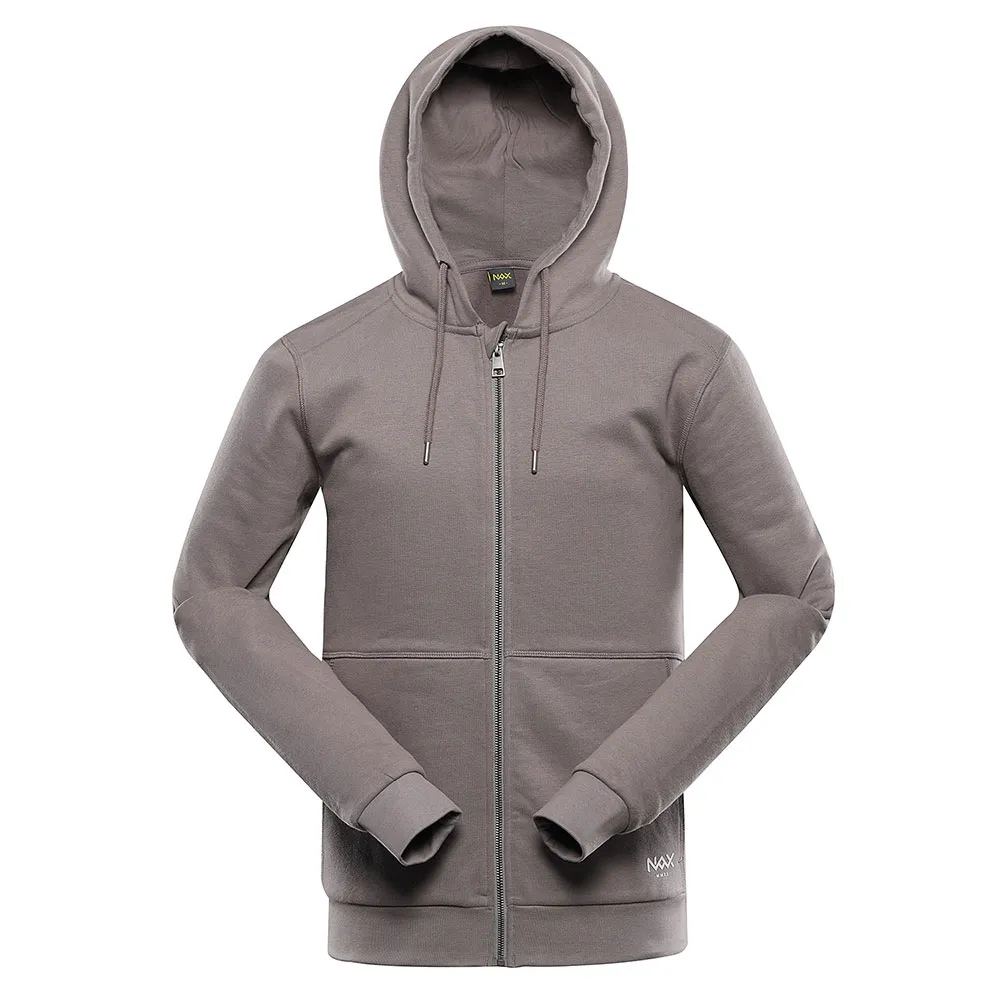 Nax Redan Sweatshirt Met Rits Driftwood
