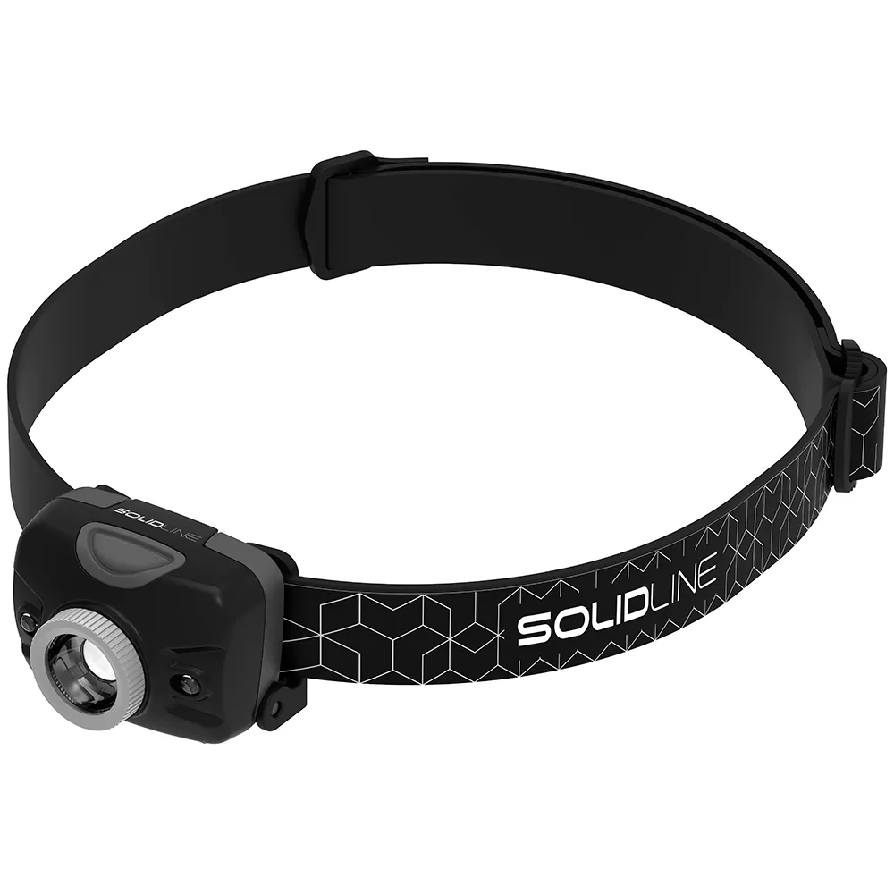 Solidline Sh3-300lm Hoofdlamp Zwart