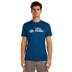 Icebreaker Merino 150 Tech Lite Transportage T-shirt Met Korte Mouwen Atlantic