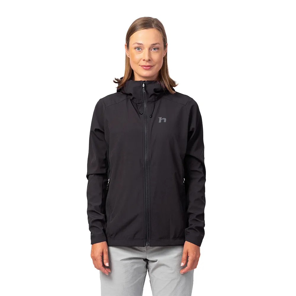 Hannah Airy Hoody Softshelljack Antraciet