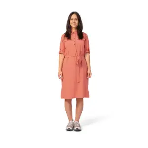 Hannah Liby Korte Mouw Jurk Crabapple