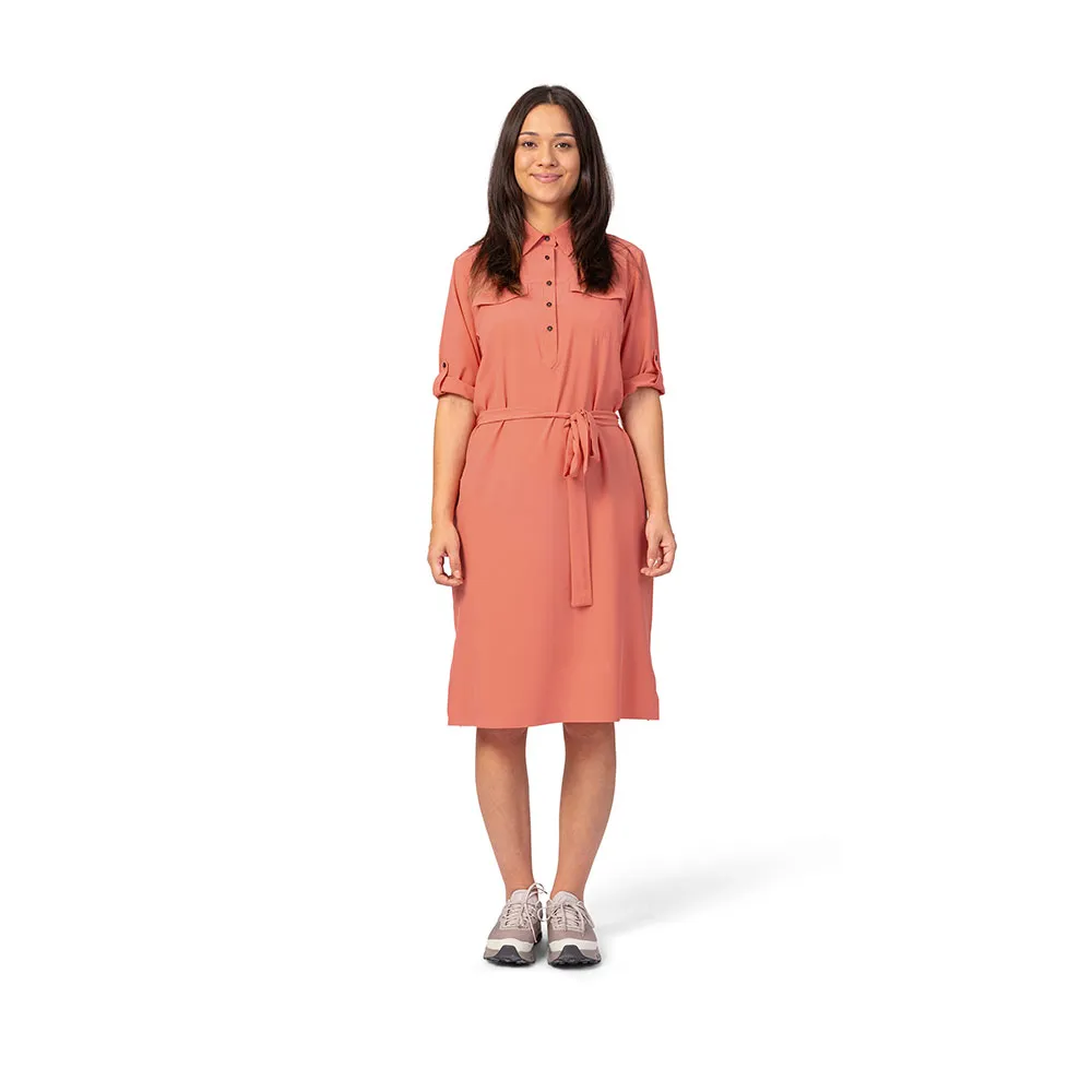 Hannah Liby Korte Mouw Jurk Crabapple