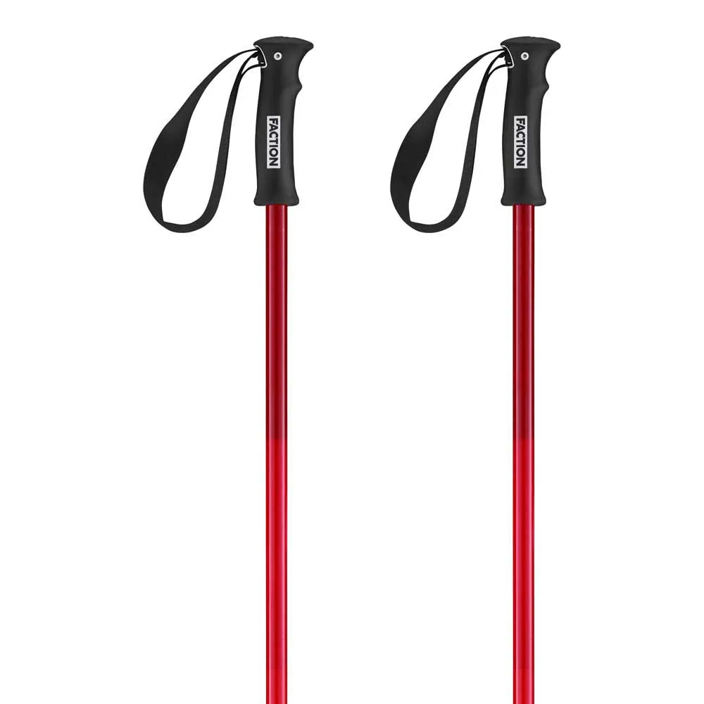 Faction Skis Dancer Stokken Rood