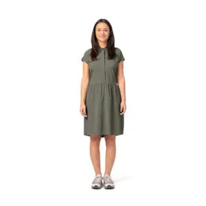 Hannah Nya Mouwloze Jurk Tea Leaf