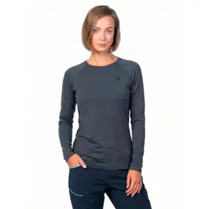 Hannah Terra T-shirt Met Lange Mouwen Antraciet