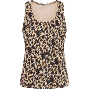 Protest Kaiten Mouwloos T-shirt Beige