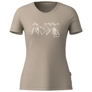 Loeffler Sunset Merino-tencel tm T-shirt Met Korte Mouwen Sahara