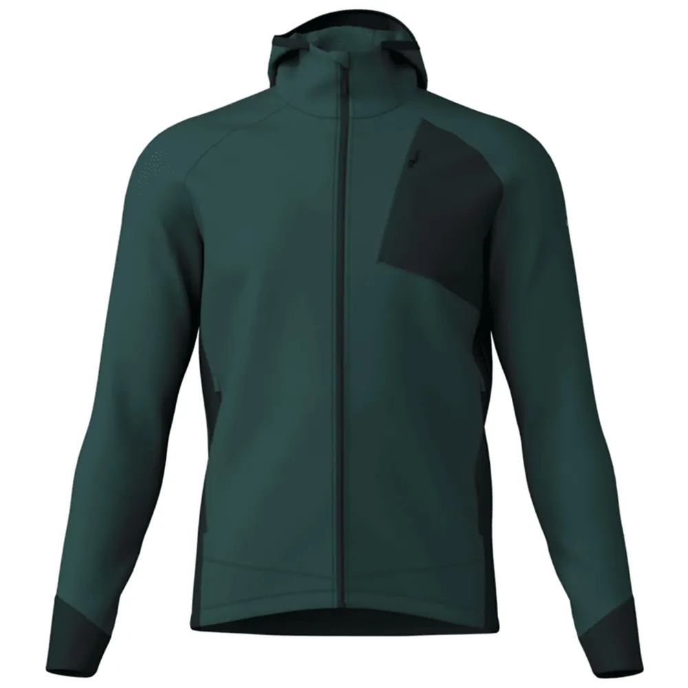 Loeffler Tech-merino Sweatshirt Met Rits Forest