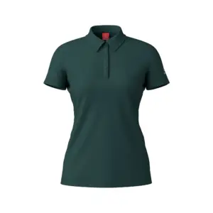 Loeffler Tencel tm Korte Mouw Poloshirt Forest