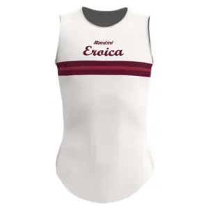 Santini Eroica Timo Mouwloos Basislaag Wit