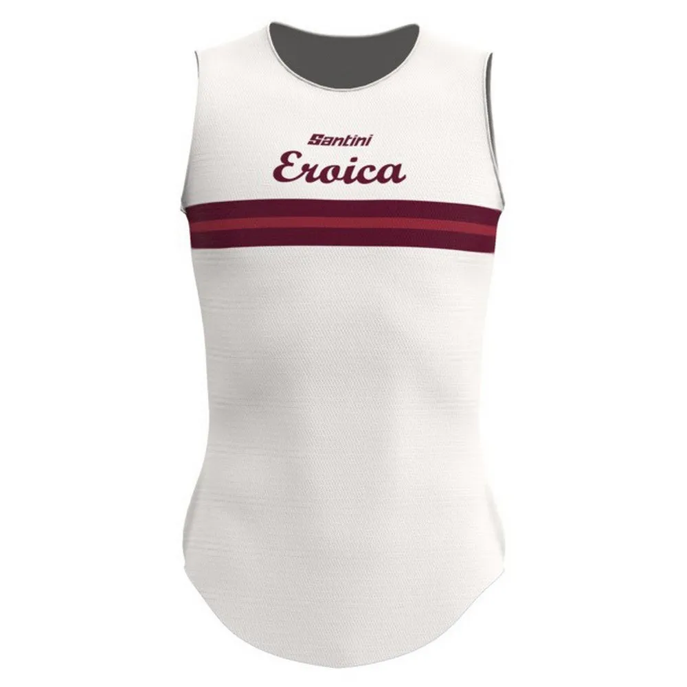 Santini Eroica Timo Mouwloos Basislaag Wit