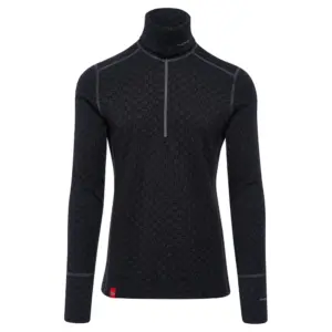 Thermowave Merino Xtreme Turtle Neck Lange Mouwen Basislaag Gerenoveerd Zwart