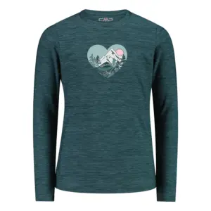 Cmp 33n2245 T-shirt Met Lange Mouwen Groen