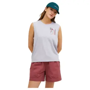 Peak Performance Explore Graphic Mouwloos T-shirt Dusty Lavender
