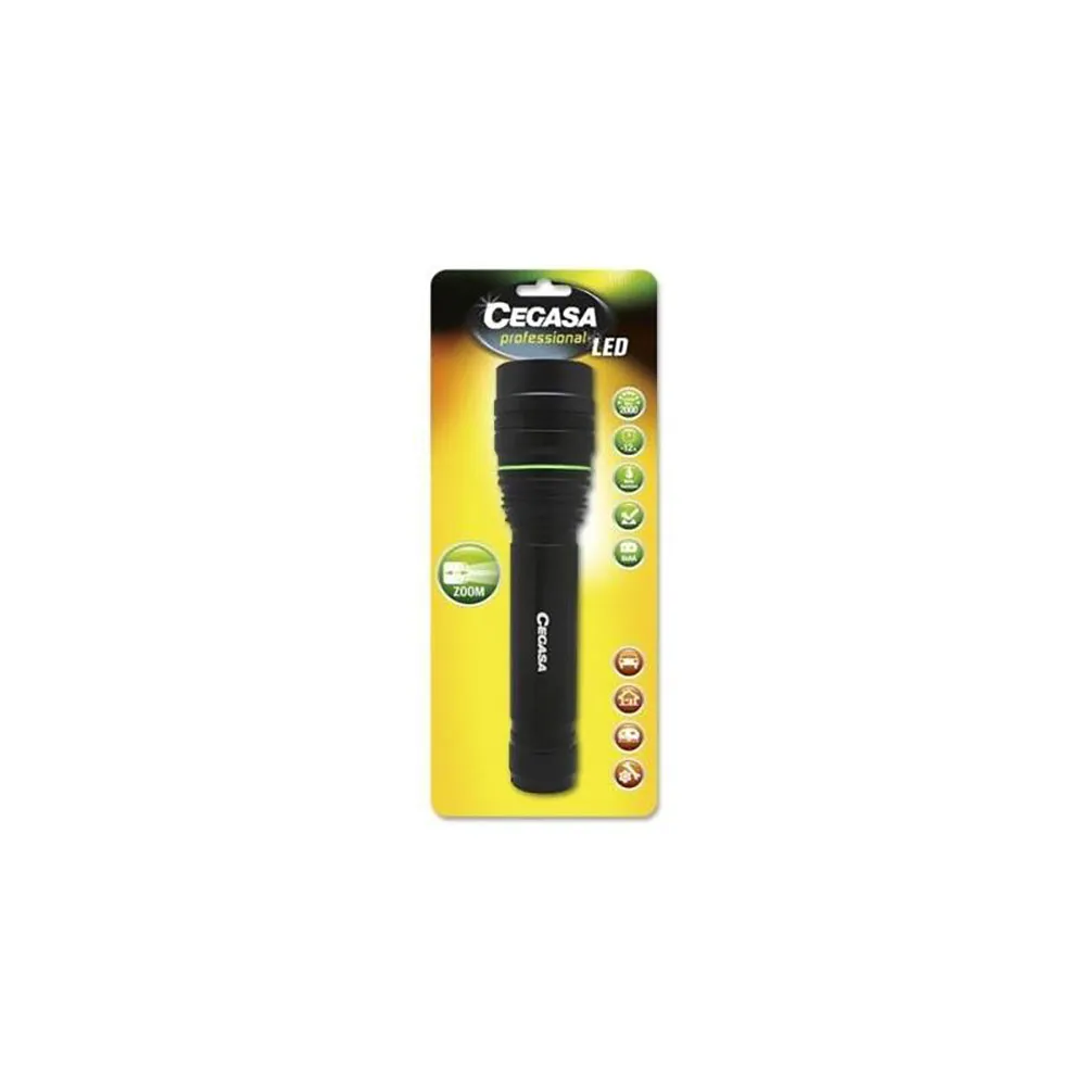 Cegasa Professional Led 2000lm Zaklamp Zilver