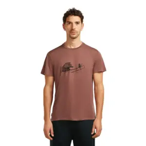 Icebreaker Merino Core Canoe Companions T-shirt Met Korte Mouwen Carb