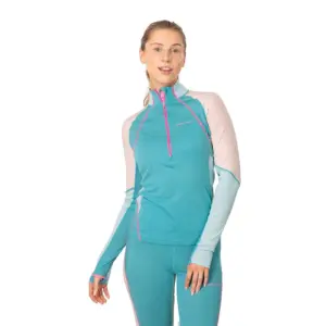 Kari Traa Alma Half Zip Lange Mouwen Basislaag Blauw