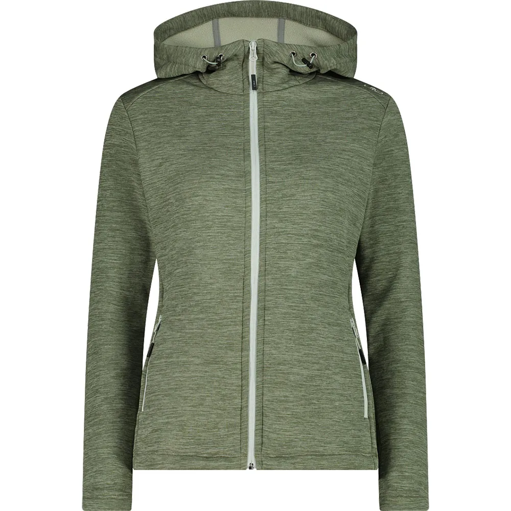 Cmp 30e9676 Fleece Met Kap Avocado Melange