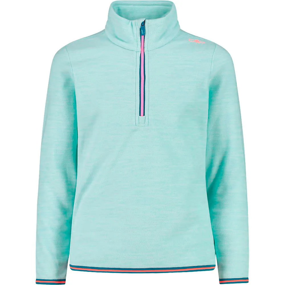 Cmp 34g4785 Sweatshirt Met Halve Rits Acqua Melange