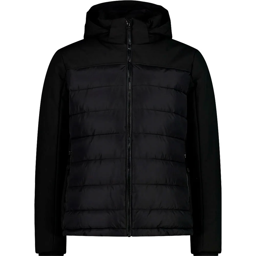 Cmp 34k0147 Zip Hood Jas Zwart