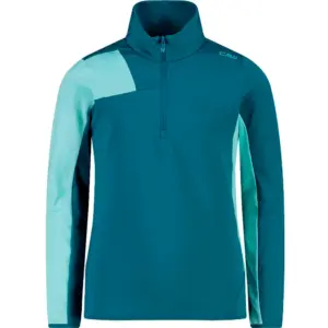 Cmp 34l4795 Fleece Met Halve Rits Turquoise