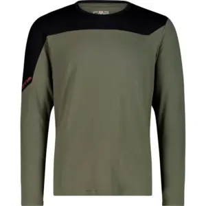 Cmp 34n1747 T-shirt Met Lange Mouwen Olijf