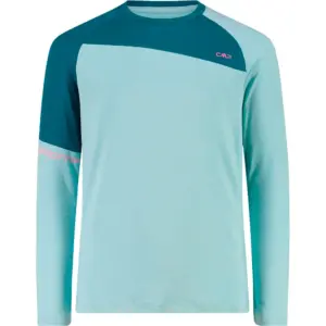 Cmp 34n3345 T-shirt Met Lange Mouwen Acqua