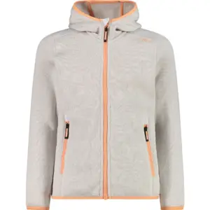 Cmp 3h19825 Fleece Met Kap Vaniglia / Salmone