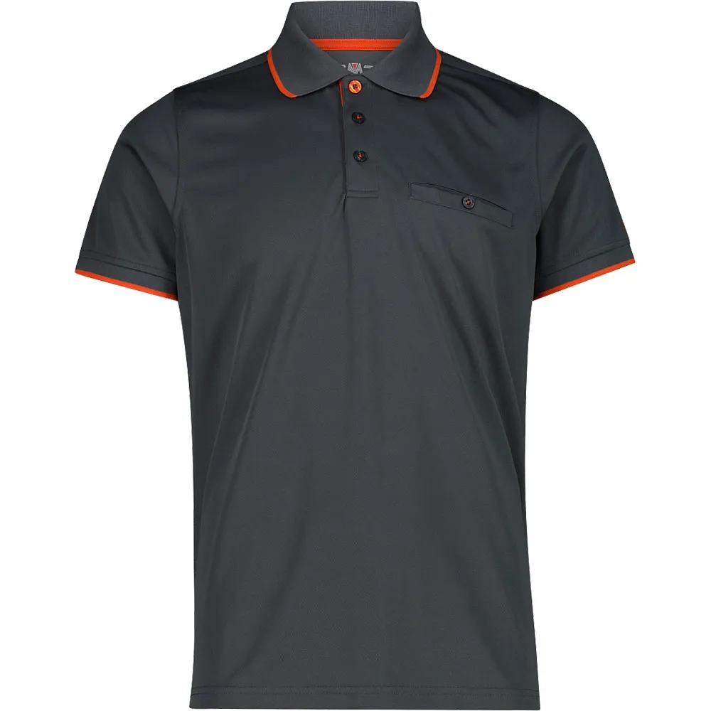 Cmp 3t60137n Korte Mouw Poloshirt Grijs