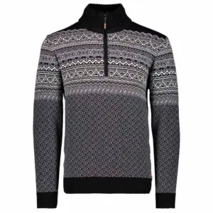 Cmp 7h27807 Sweatshirt Met Halve Rits Zwart
