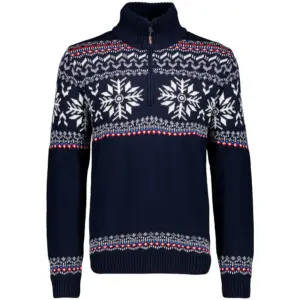 Cmp 7h77805 Sweatshirt Met Halve Rits Blauw