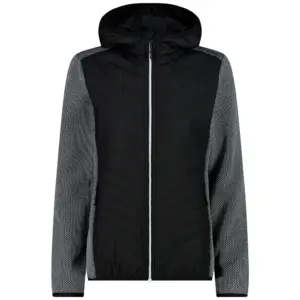 Cmp Hybrid Fix Hood 32h2026 Fleece Zwart