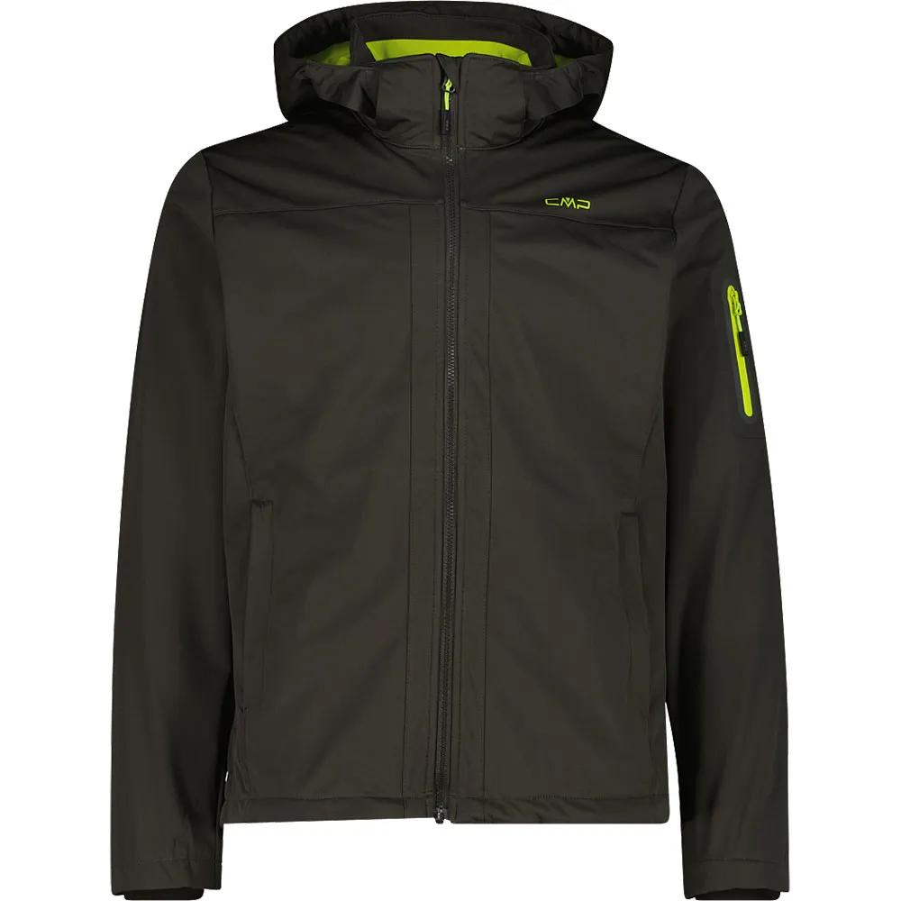 Cmp Zip Hood 39a5027 Softshelljack Pine / Mela
