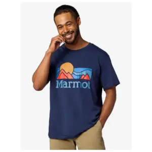 Marmot Coastal T-shirt Met Korte Mouwen Marineblauw