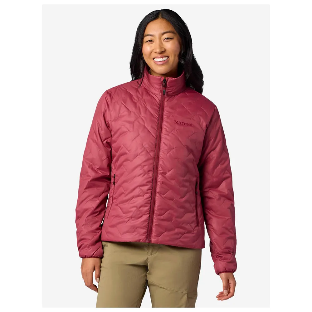 Marmot Monoquilt Sweatshirt Met Rits Dried Rose