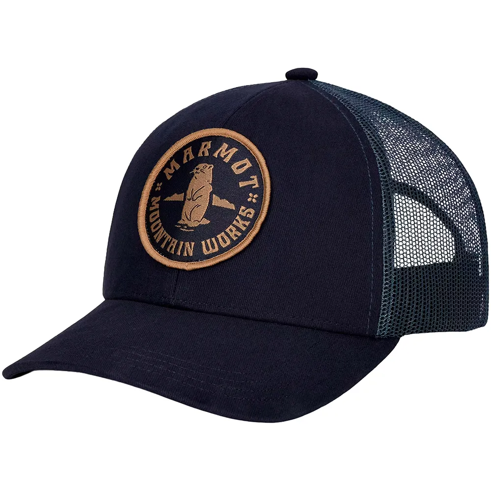 Marmot Retro Trucker Pet Marineblauw