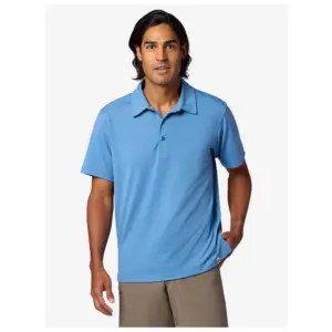 Marmot Sereno Korte Mouw Poloshirt Summerstorm Heather