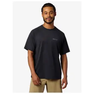 Marmot Windridge Graphic T-shirt Met Korte Mouwen Zwart