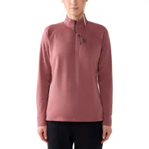 Haglofs Korp Mid Fleece Met Halve Rits Misty Mauve
