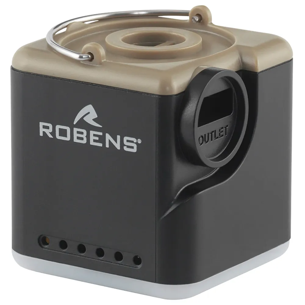 Robens Torrin 2in1 Lantern Luchtpomp Zwart